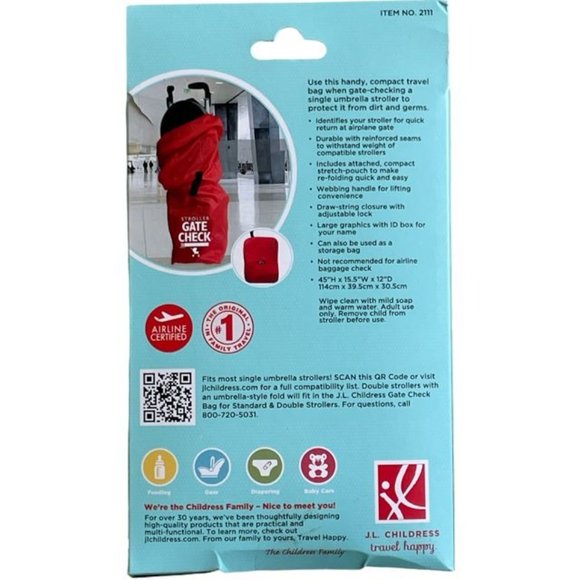 Gate Check Travel Bag for Umbrella Strollers- NIB - Picture 2 of 3